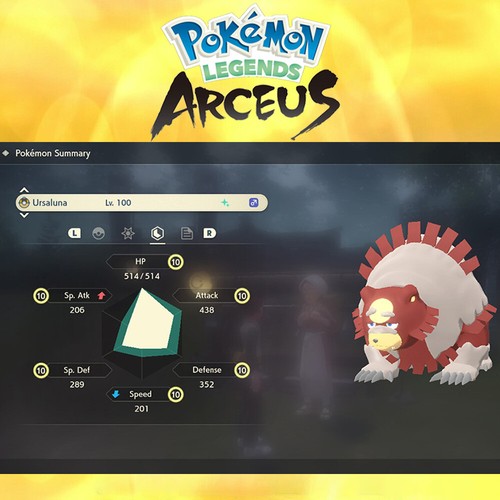 Shiny ursaluna max - max, effort